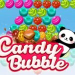 Panda de burbujas de caramelo