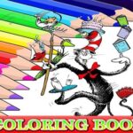 Libro para colorear para el gato en el sombrero