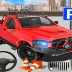 Simulador de aparcamiento en la ciudad de coches SUV